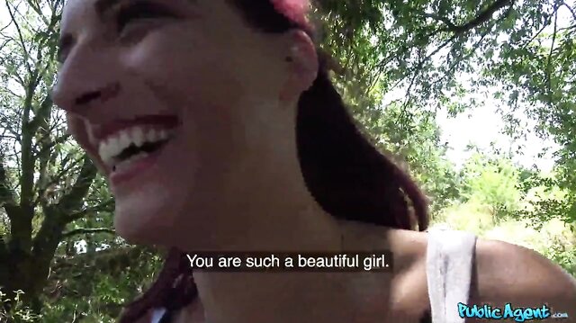 Fucking redhead in the woods