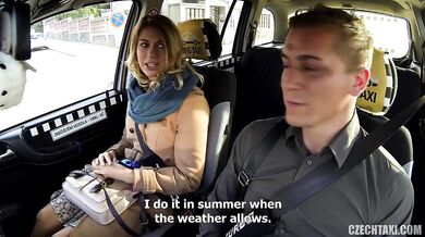Ani Black Fox fucks horny taxi driver