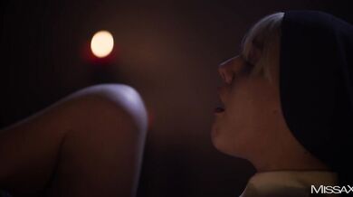 Kenna James as horny nun