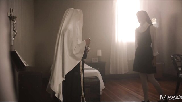Kenna James as horny nun