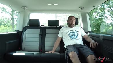 Young BBW fucked in van