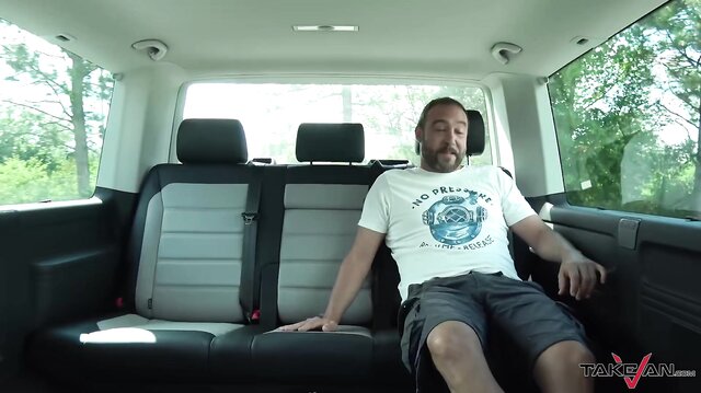 Young BBW fucked in van