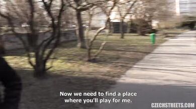 Eighteen-year-old virtuoso Nada with DDD tits fucks for quick money