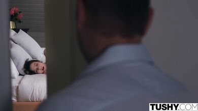 TUSHY - Stunning Sofi goes ass to mouth with sister's hubbie