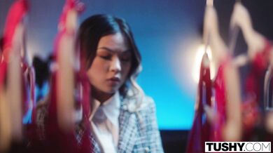 TUSHY - Petite Lulu Chu gets some anal discipline by her boss