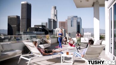 TUSHY - Sexy Kenna James cheats & gets dped at yoga retreat