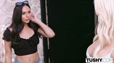 TUSHY - Stunning Elsa has intense anal experience with Emily Willis