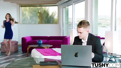 TUSHY - Stunning Little Angel seduces sugar daddy's assistant