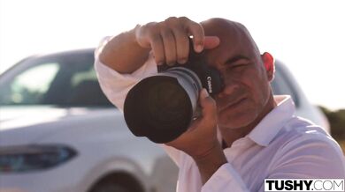 TUSHY - Bikini model has passionate anal with photographer