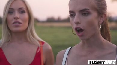 TUSHY - Análně posedlá Emelie svádí bohatého tátu svých spolubydlících