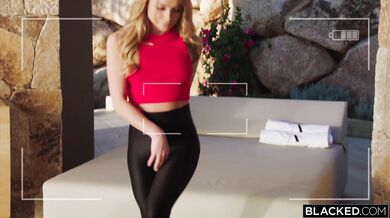 Bendy tight blonde Alexa Flexy gets stretched out by BBC