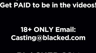 Tiny blonde Cecelia takes on a monster BBC