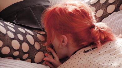 Two horny girls Vilena and Lola Red licking each other's pussy