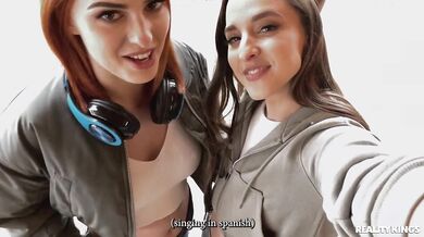 Garden party sex with busty redhead Mina Von D