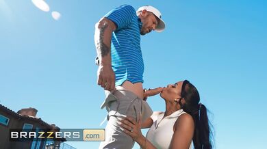 BRAZZERS - Luna Star sneaks around with the golf coach & gets fucked in the ass under her husband's nose