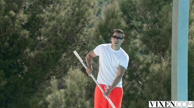 VIXEN - Trophy wife honour has fun while husband is away