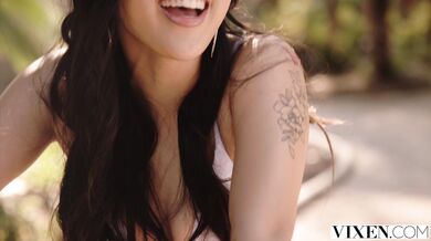 VIXEN - Gorgeous petite Elle has earth shattering orgasm