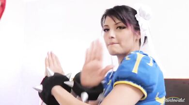 POV casero follando con un disfraz sexy