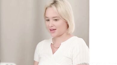 My stepbrother and his friend fuck my teen ass