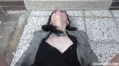 MILF amateur from street agrees to fuck and get facial for money