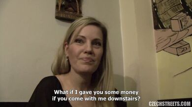 Blonde fucked in public toilets