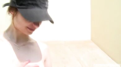 Czech couple fucks in foursome for money in public