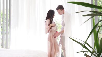 Czech porn with lovely brunette Eveline Dellai