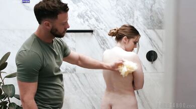 Shower followed by fuck with Codi Vore