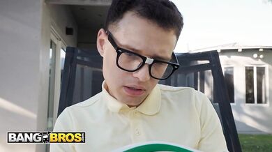 BANGBROS - Tattooed MILF Danae Mari milks her stepson's cock dry inside her hungry mouth