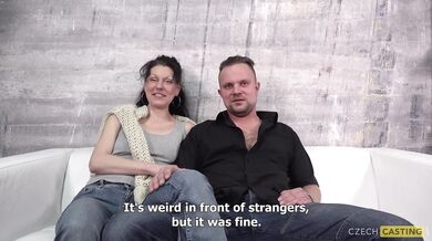 Czech couple Jana and Dalibor at casting