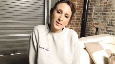 Ashley Adams interracial blowjob gangbang