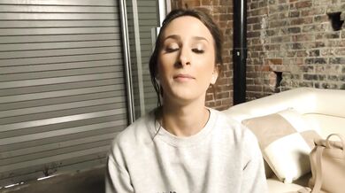 Ashley Adams interracial blowjob gangbang