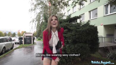 Public Agent - I wanted this MILF to show me her tits and ass in public