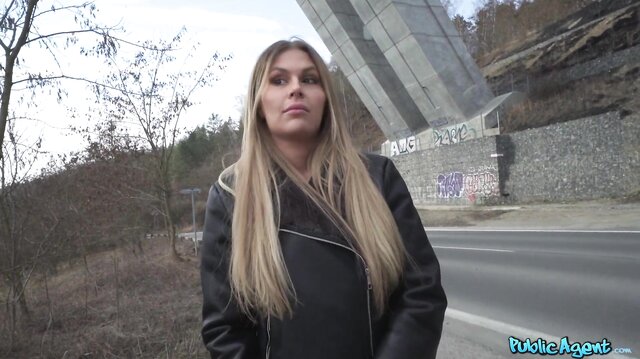 Public Agent - Hitchhiking MILF with great tits gets a big surprise