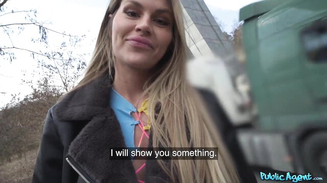 Public Agent - Hitchhiking MILF with great tits gets a big surprise