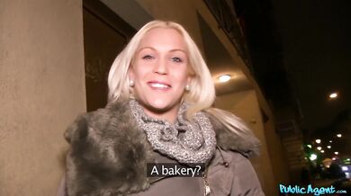 Public Agent - I fucked hot blonde on the rooftop of a public building