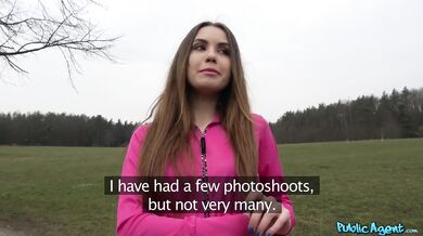 Public Agent - I fucked this hot brunette jogger out in the woods