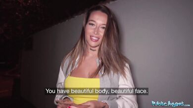 Public Agent - Thick big ass Latina slides it on a big dick