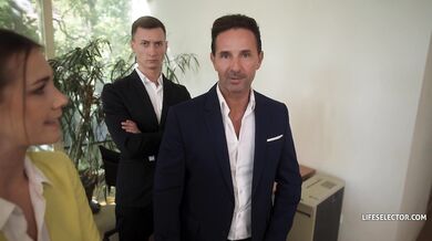 Geisha Kyd a Shalina Devine mají anální sex se svým šéfem