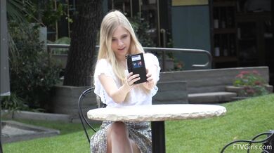 Alex Grey fisting herself!