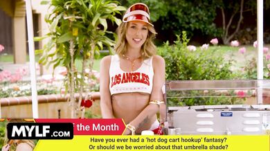MYLF - Stánek s párky v rohlíku MILFky Millie Morgan: Přineste svůj párek a ochutnejte její prdelku velikosti housky