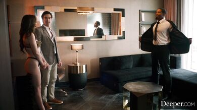 Deeper - La primera esposa sexy, Lilly, tiene que rogar por su gran polla negra