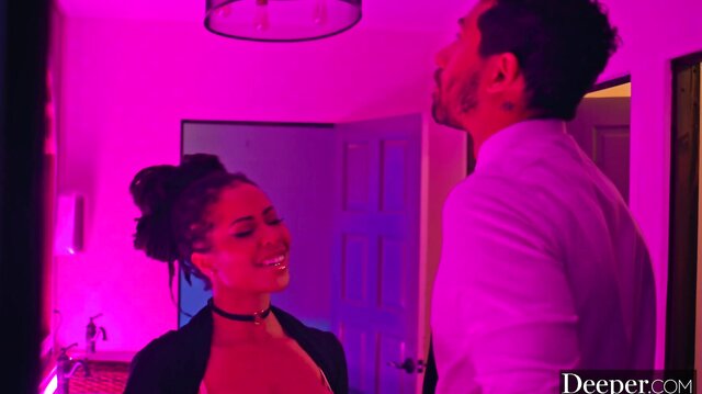 Deeper - Burlesque dancer Kira gets creampie at the afterparty