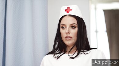 Deeper - Sexy nurse Angela White takes care of patient Manuela