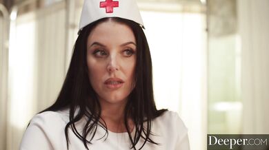 Deeper - Sexy nurse Angela White takes care of patient Manuela