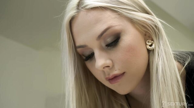 Rough anal sex with innocent blonde Angie Lynx