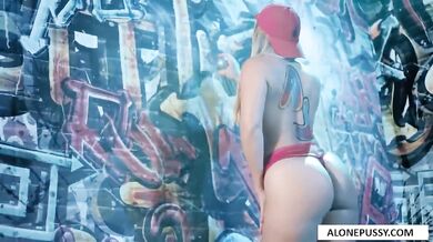 Aj Applegate shows anal creampie at the end