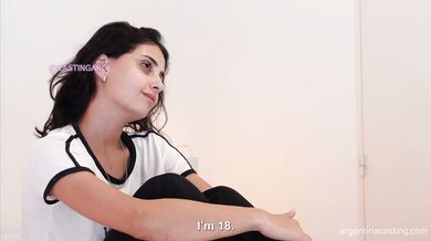 Gorąca 18-letnia Clara na castingu