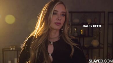 SLAYED - Niegrzeczni oszuści Jayden i Haley uprawiają seks 69 na stole bilardowym