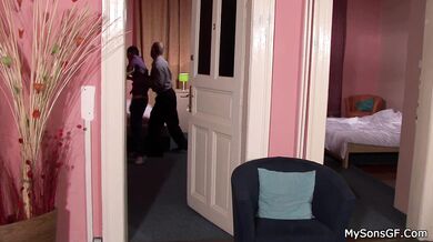 Dad fucks his stepson's girlfriend Amber Daikiri